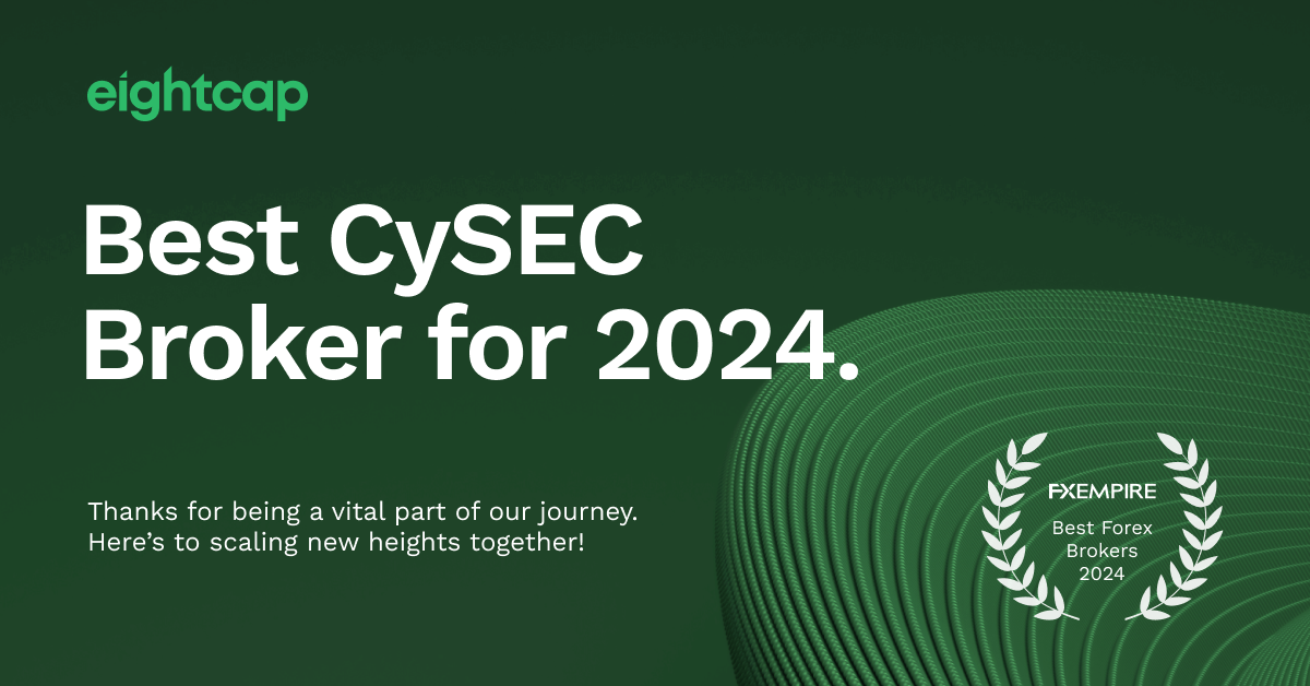 Eightcap awarded ‘Top CySEC-Regulated Forex Broker’ by FXEmpire