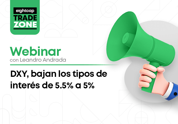 DXY, bajan los tipos de interés de 5.5% a 5%