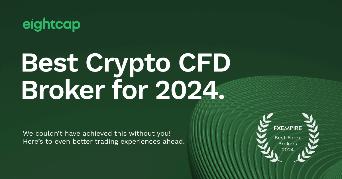 Eightcap named ‘Best Crypto CFD Trading Broker’ by FXEmpire